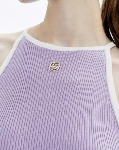 Robe Longue Bretelle Bicolore