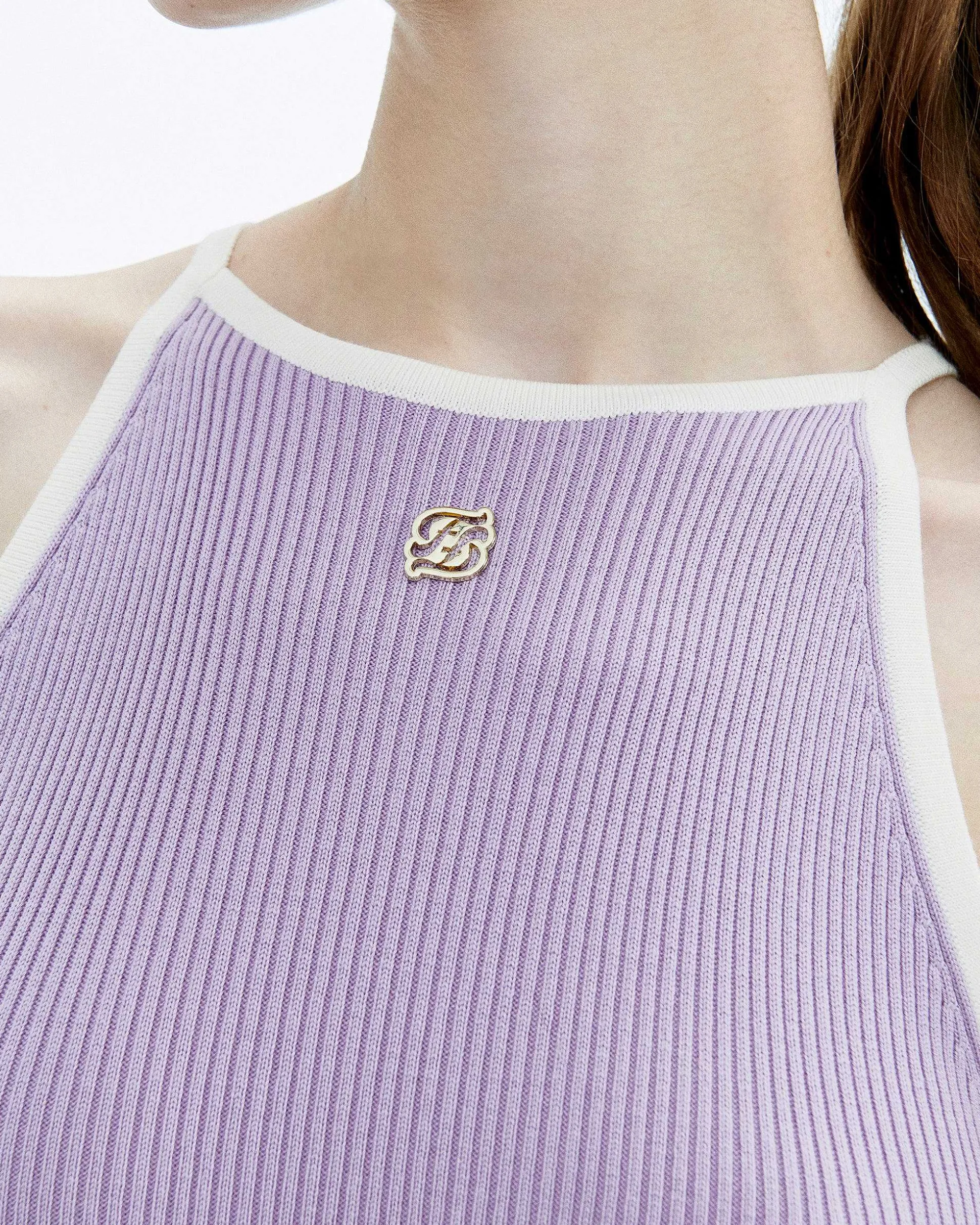 Robe Longue Bretelle Bicolore