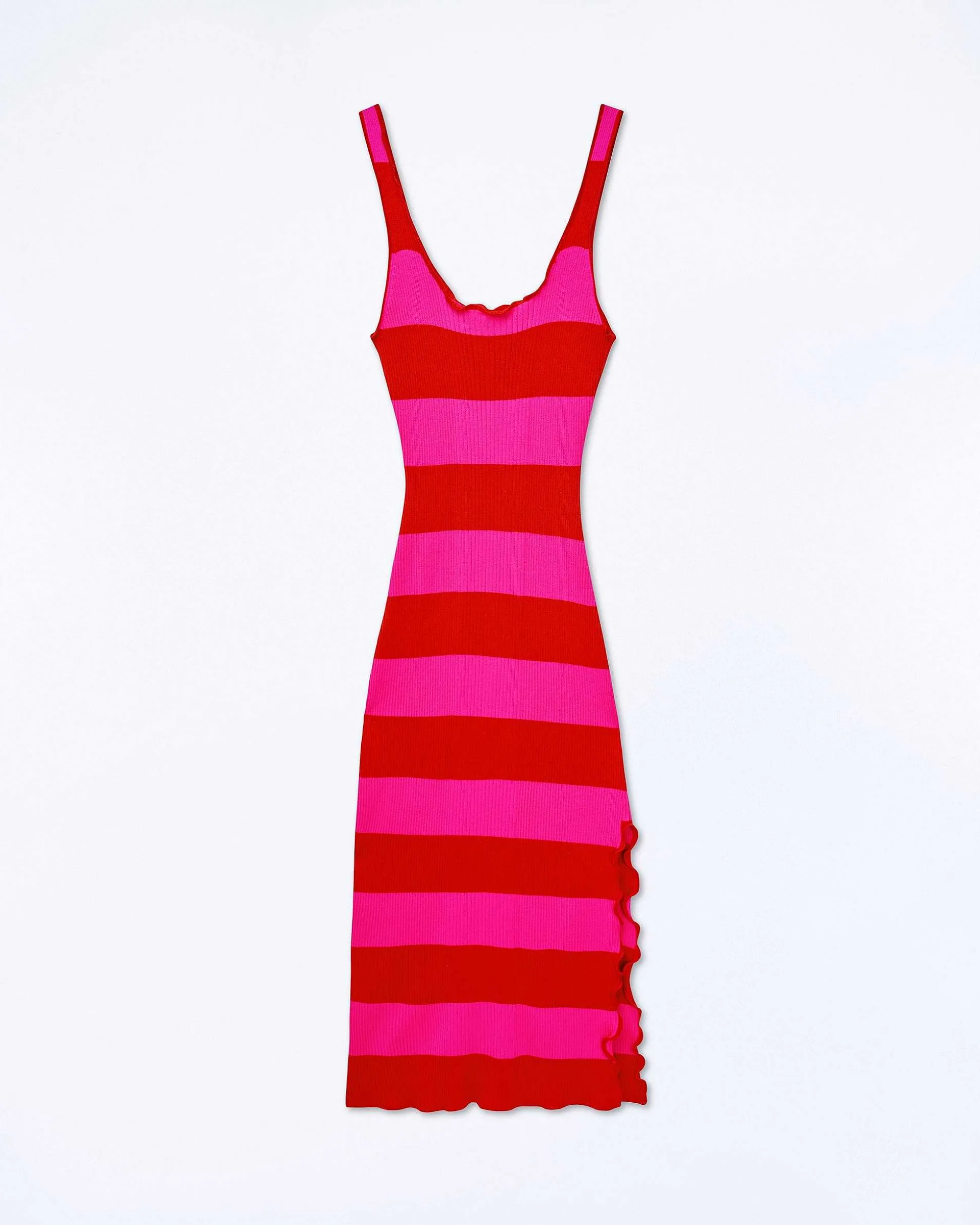 Robe Longue Bretelle Rayures