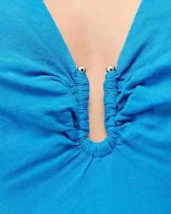 Robe Longue Manche Courte Arielle