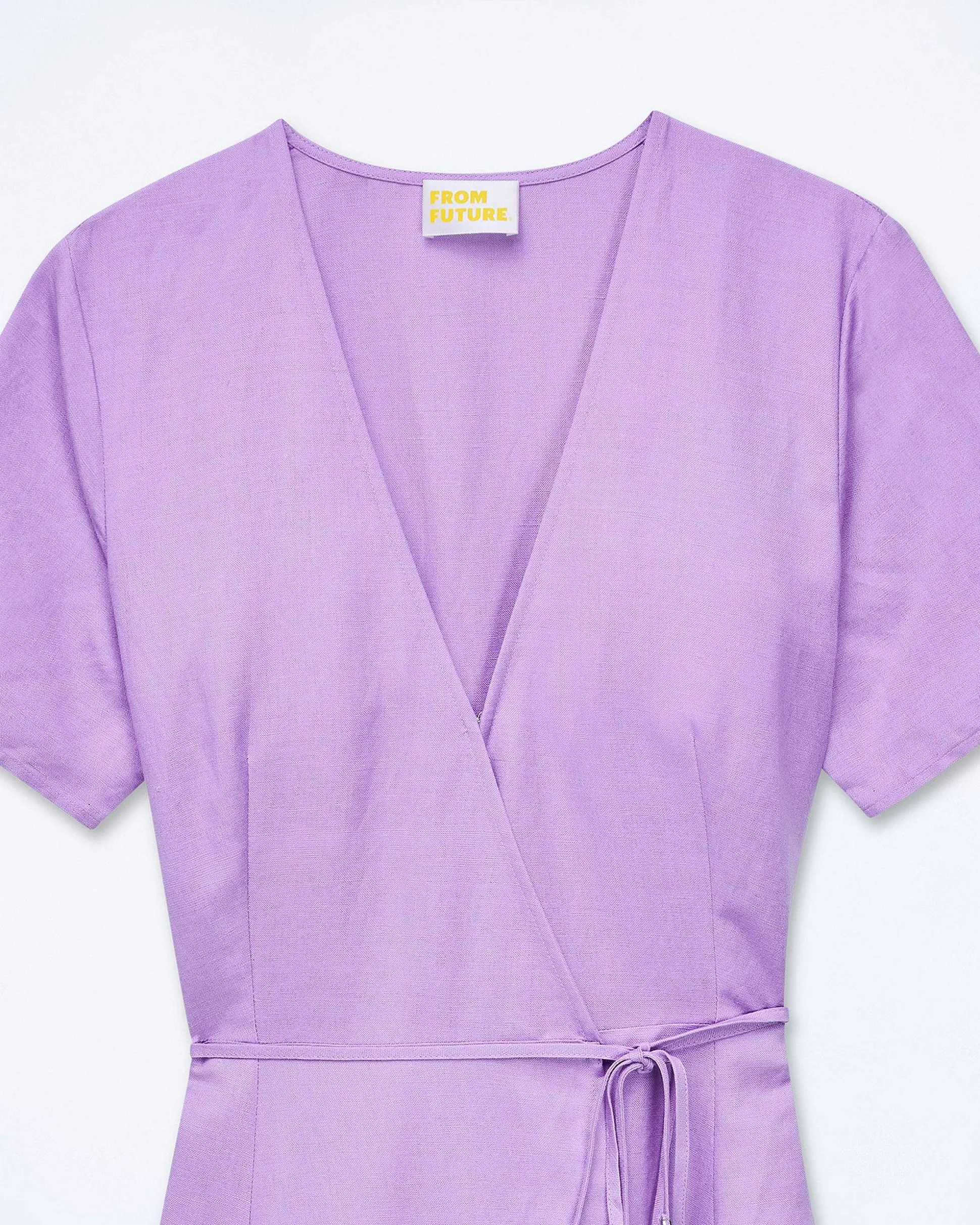 Robe Longue Manche Courte Evie