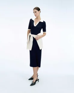 Robe Longue Manche Courte