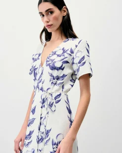 Robe Longue Manche Courte Evie