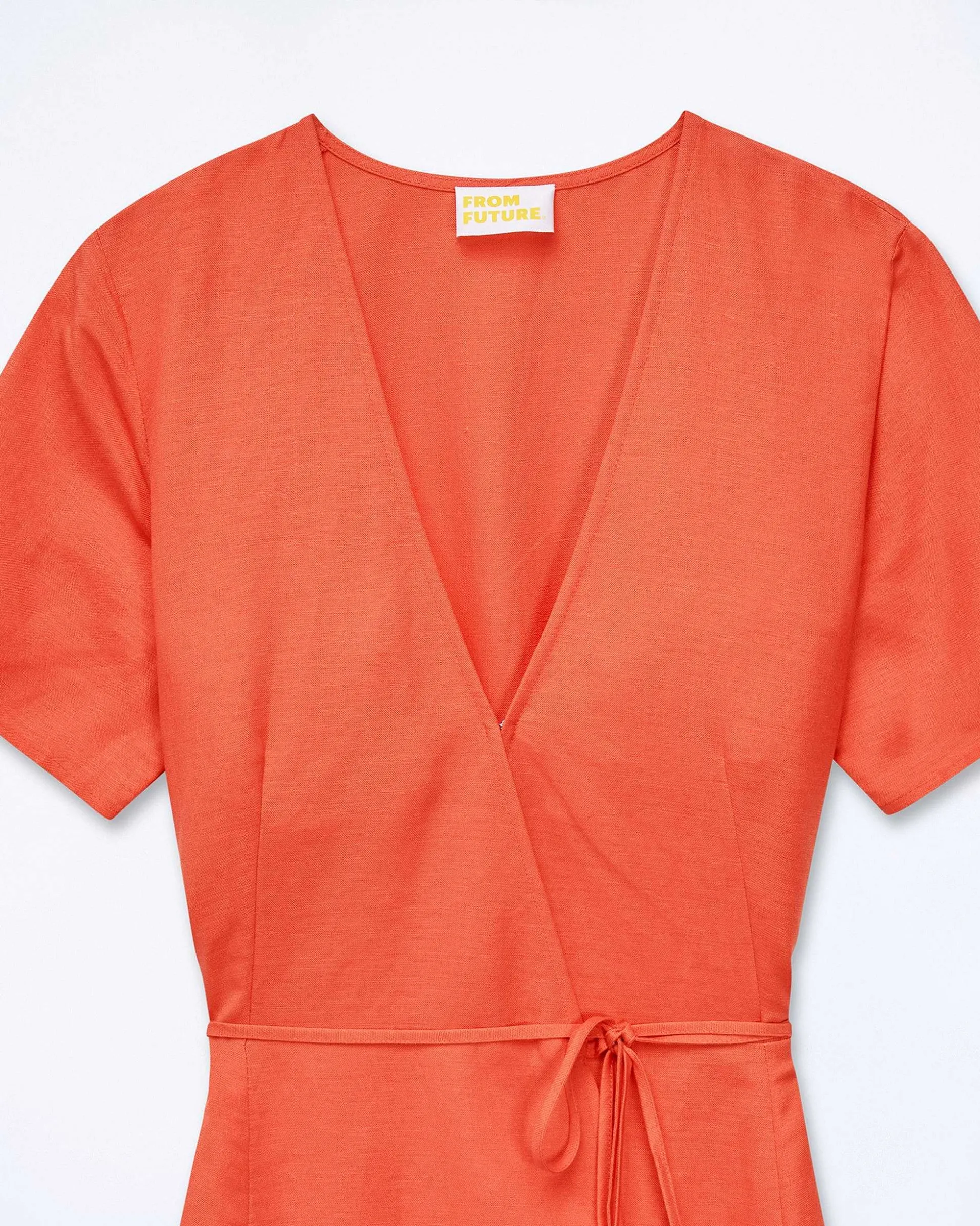 Robe Longue Manche Courte Evie