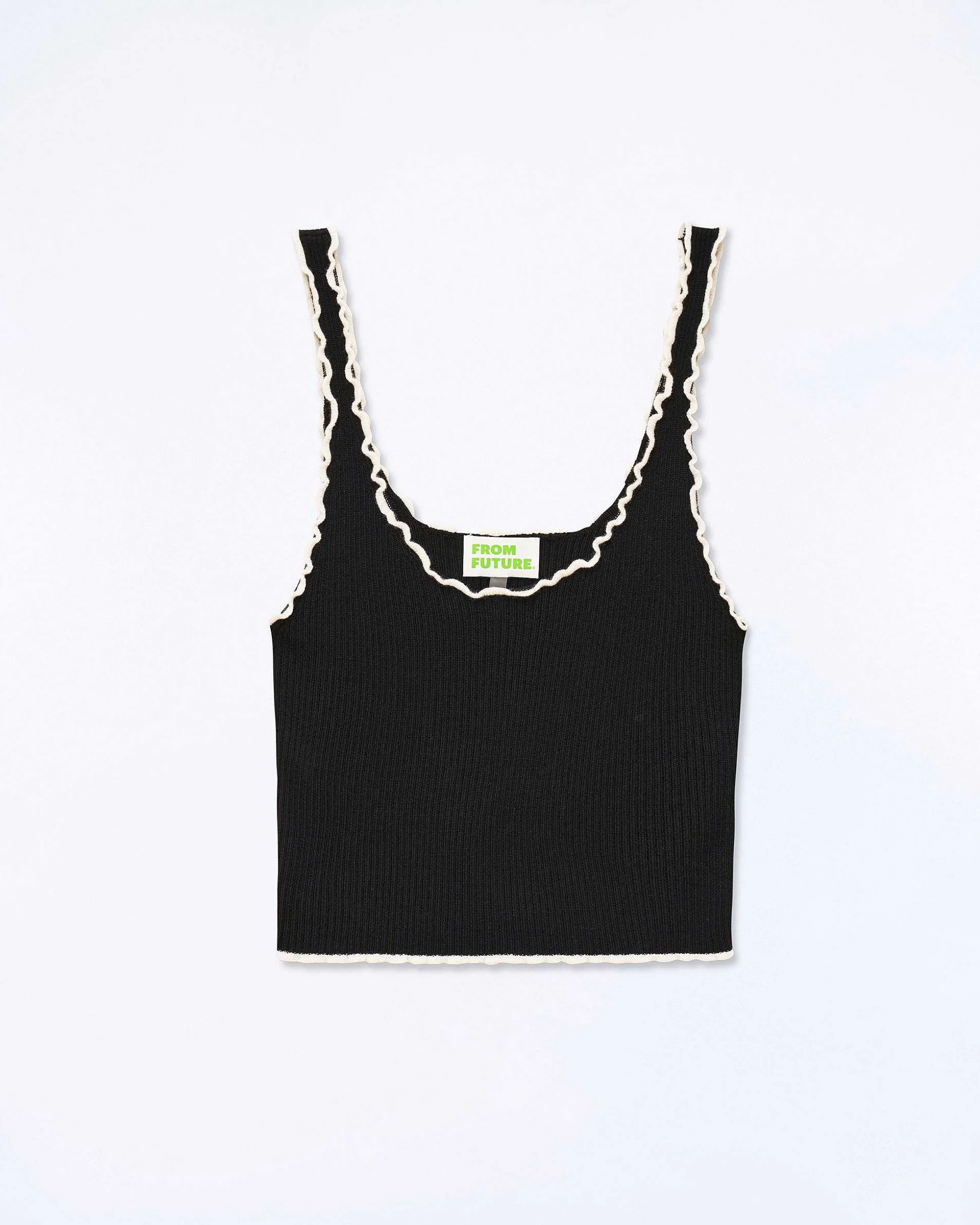 Top Brassiere Point Bourdon Bicolore