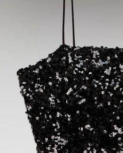 Top Bretelle A Sequins