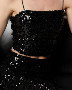 Top Bretelle A Sequins