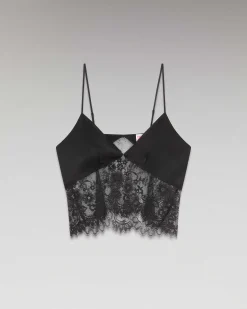 Top Bretelle Decoupe Dentelle