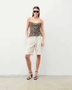 Top Bretelle Mousseline