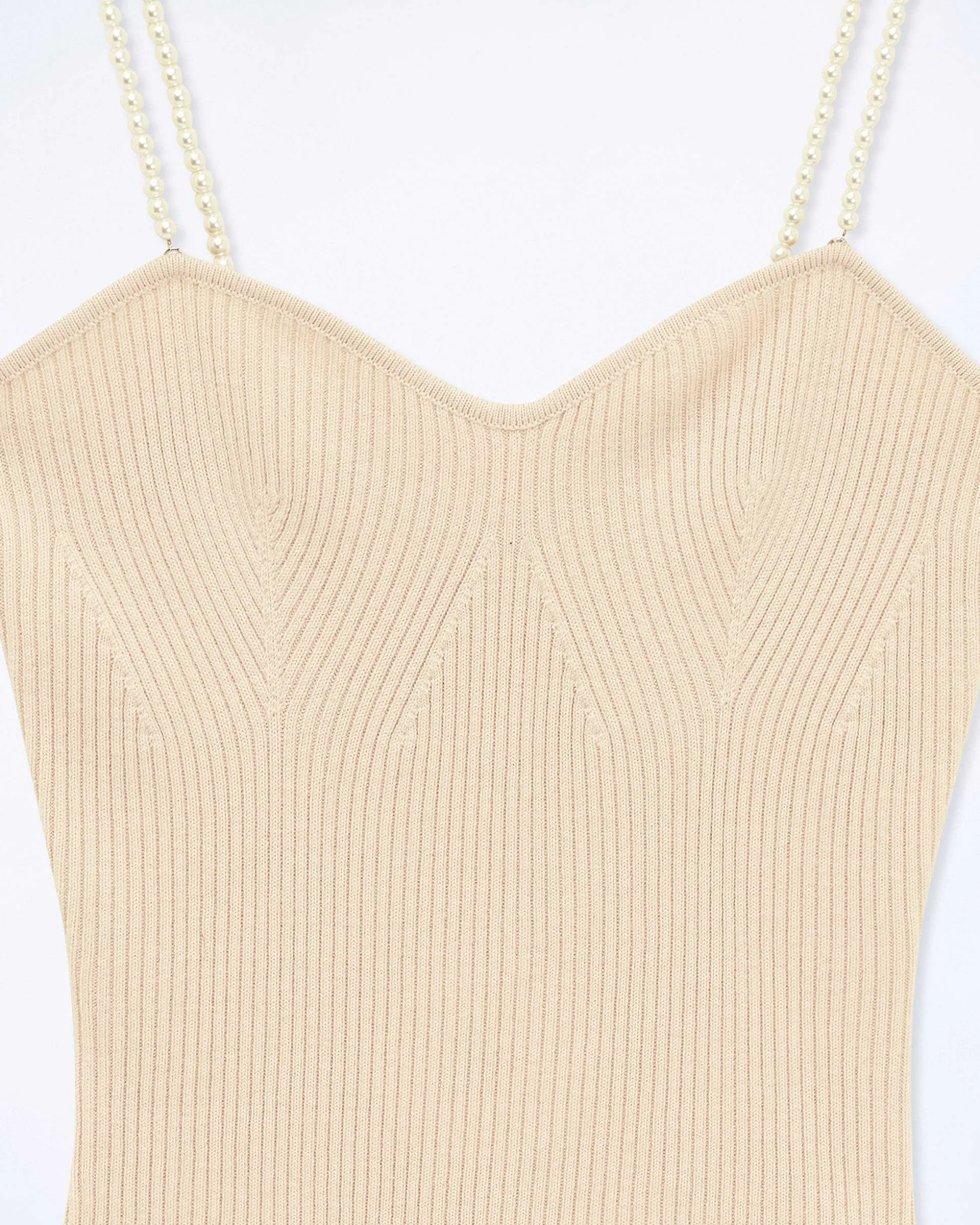 Top Debardeur Bretelle Perle