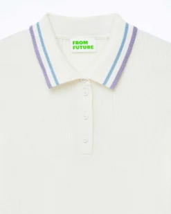 Top Manches Courtes Bandes Bicolores