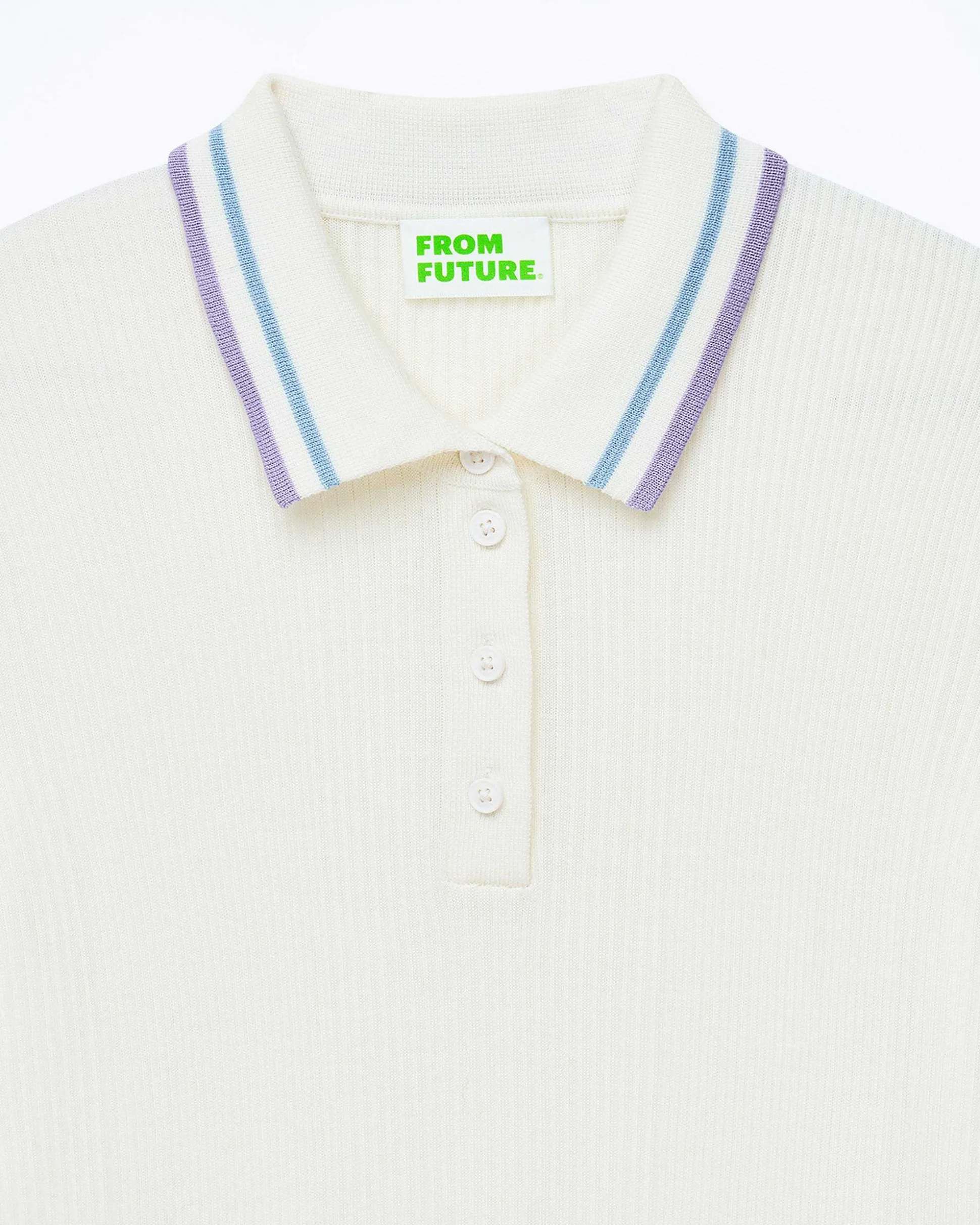 Top Manches Courtes Bandes Bicolores