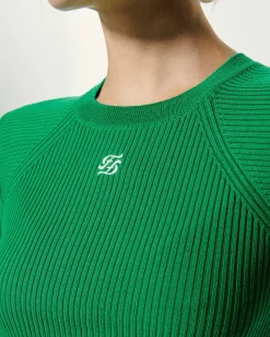 Top Manches Courtes Bicolore