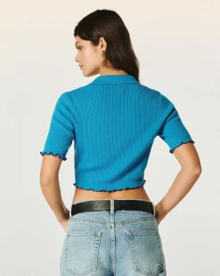 Top Manches Courtes Bicolore