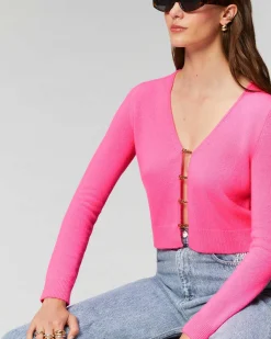 Top Manches Longues Boutons Bijoux