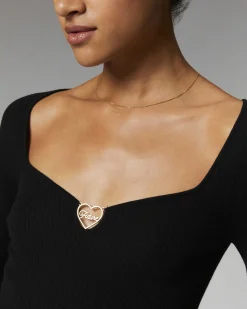 Top Manches Longues Decollete Coeur