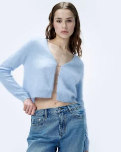 Top Manches Longues En Cachemire Brosse