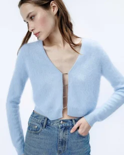 Top Manches Longues En Cachemire Brosse