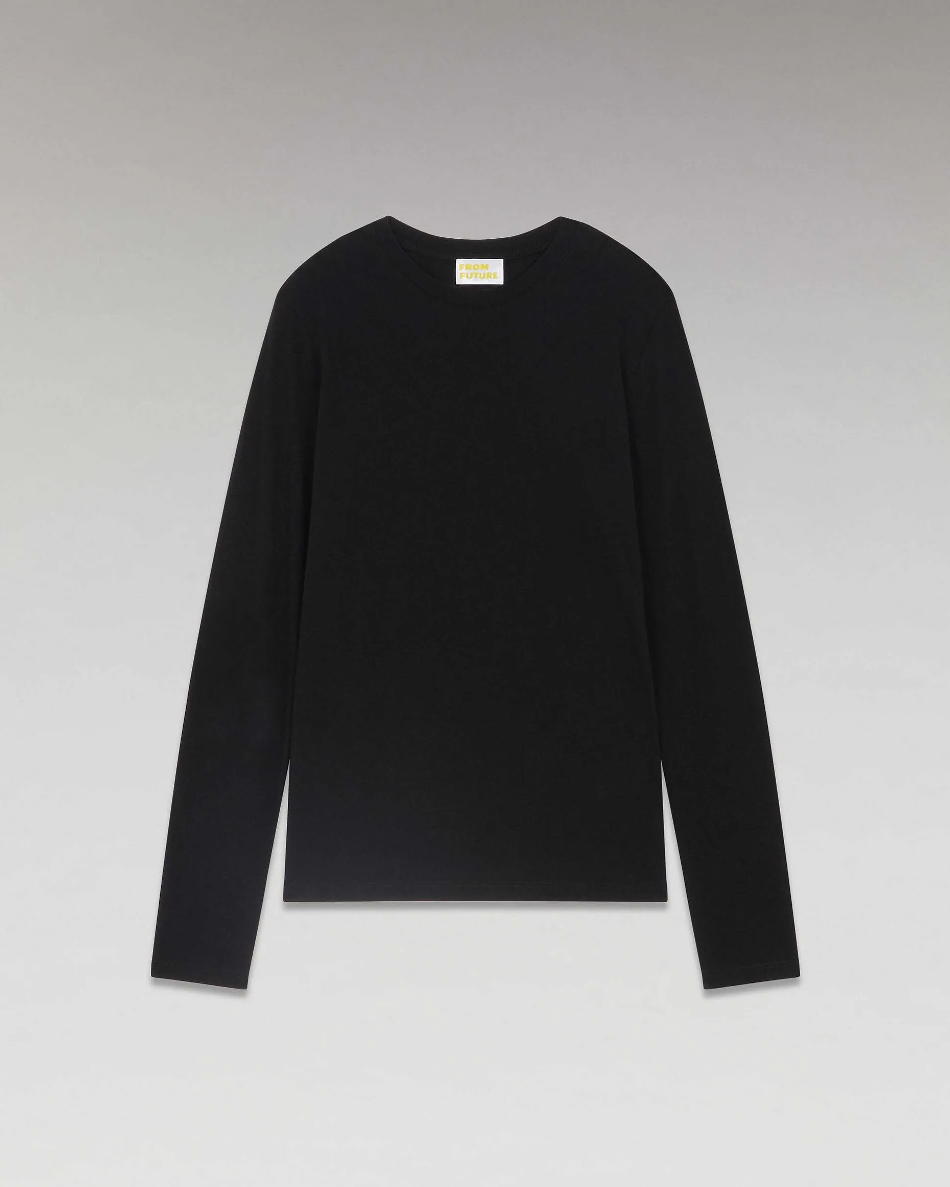 T-Shirt Col Rond Basique Manches Longues