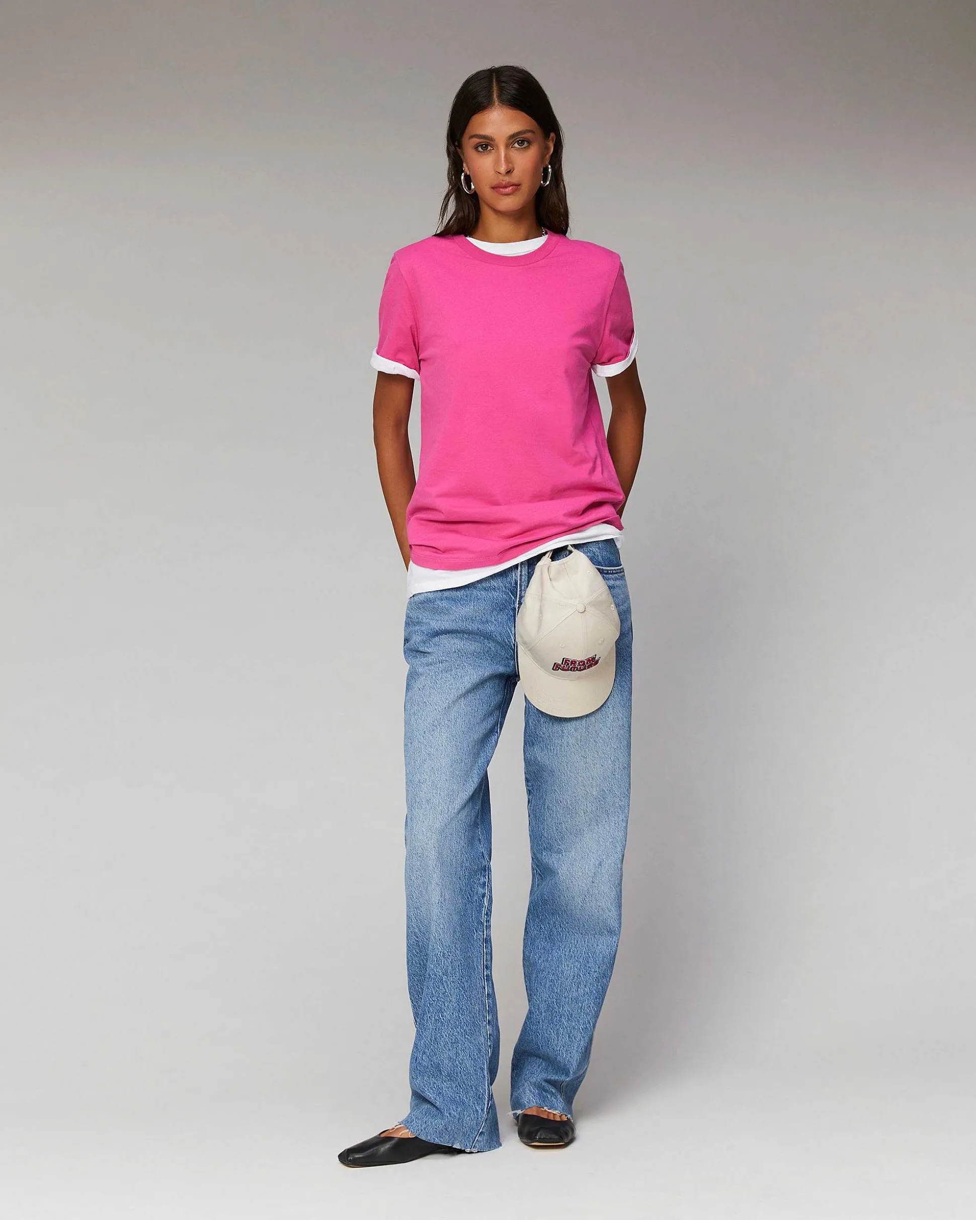 T-Shirt Col Rond Boyfriend