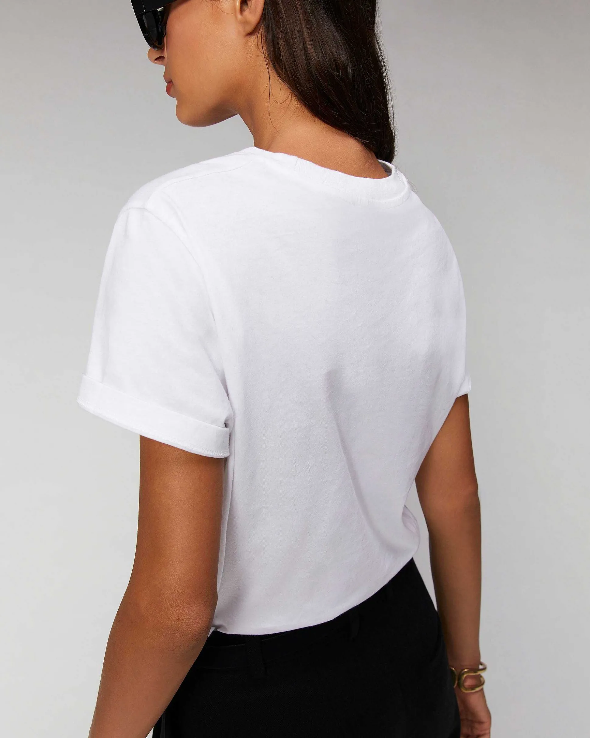 T-Shirt Col Rond Coeur