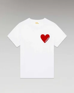 T-Shirt Col Rond Coeur