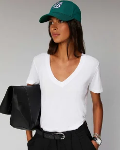 T-Shirt Col V Basique