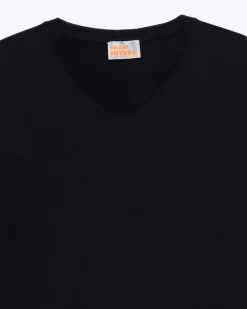 T-Shirt Col V Manches Courtes