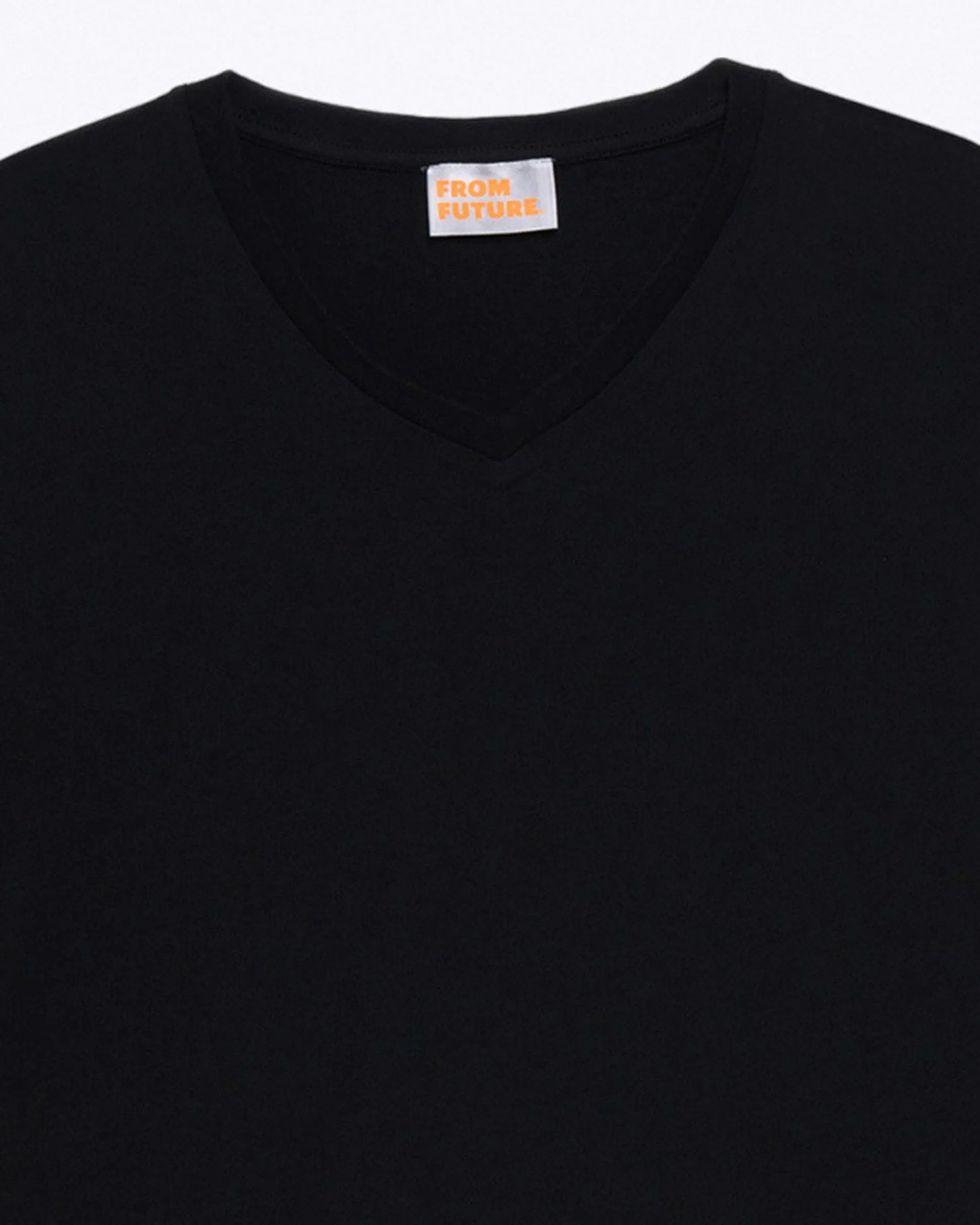 T-Shirt Col V Manches Courtes