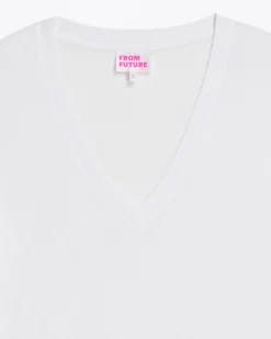 T-Shirt Col V Supima